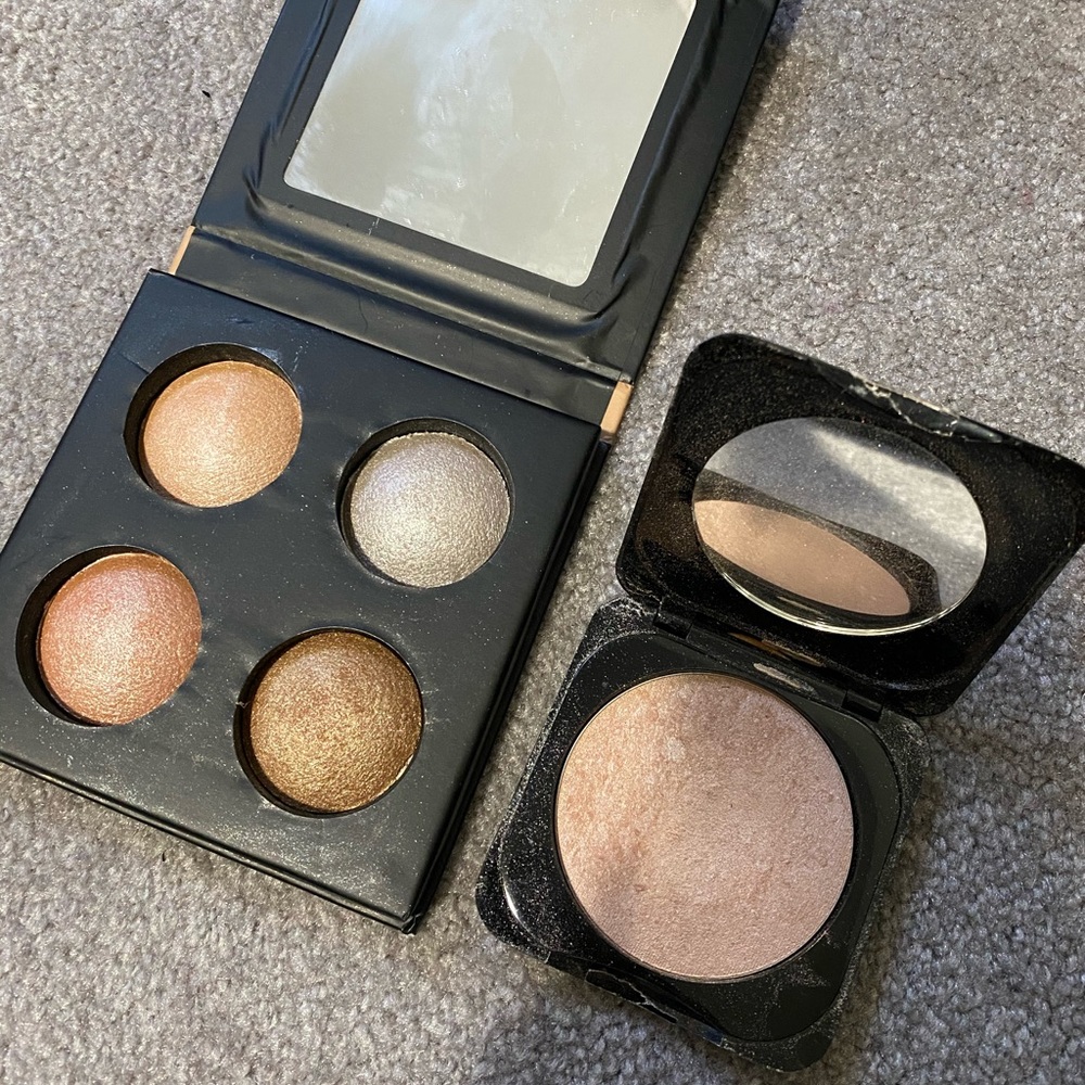 Glow highlighter and bronzer